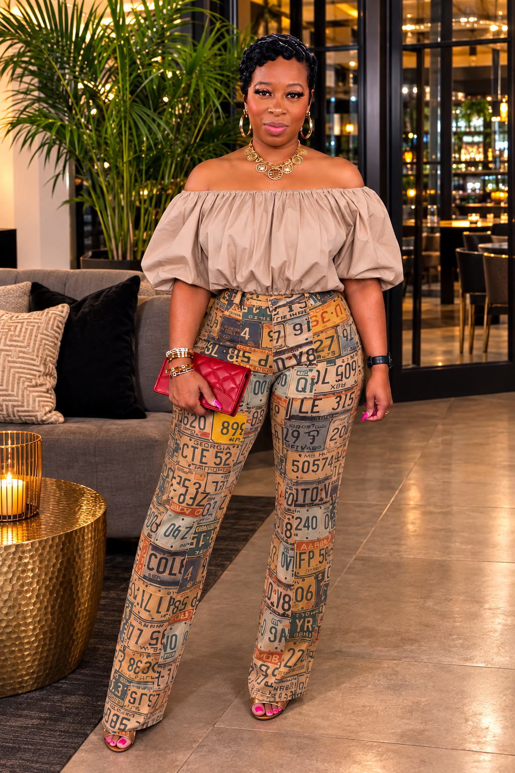 The Luxe Off-Shoulder Top (Mocha)