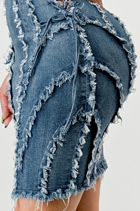The DEJA VU Denim Dress