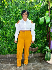 The EXCLUSIVE Joggers (Mustard)