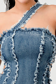 The DEJA VU Denim Dress