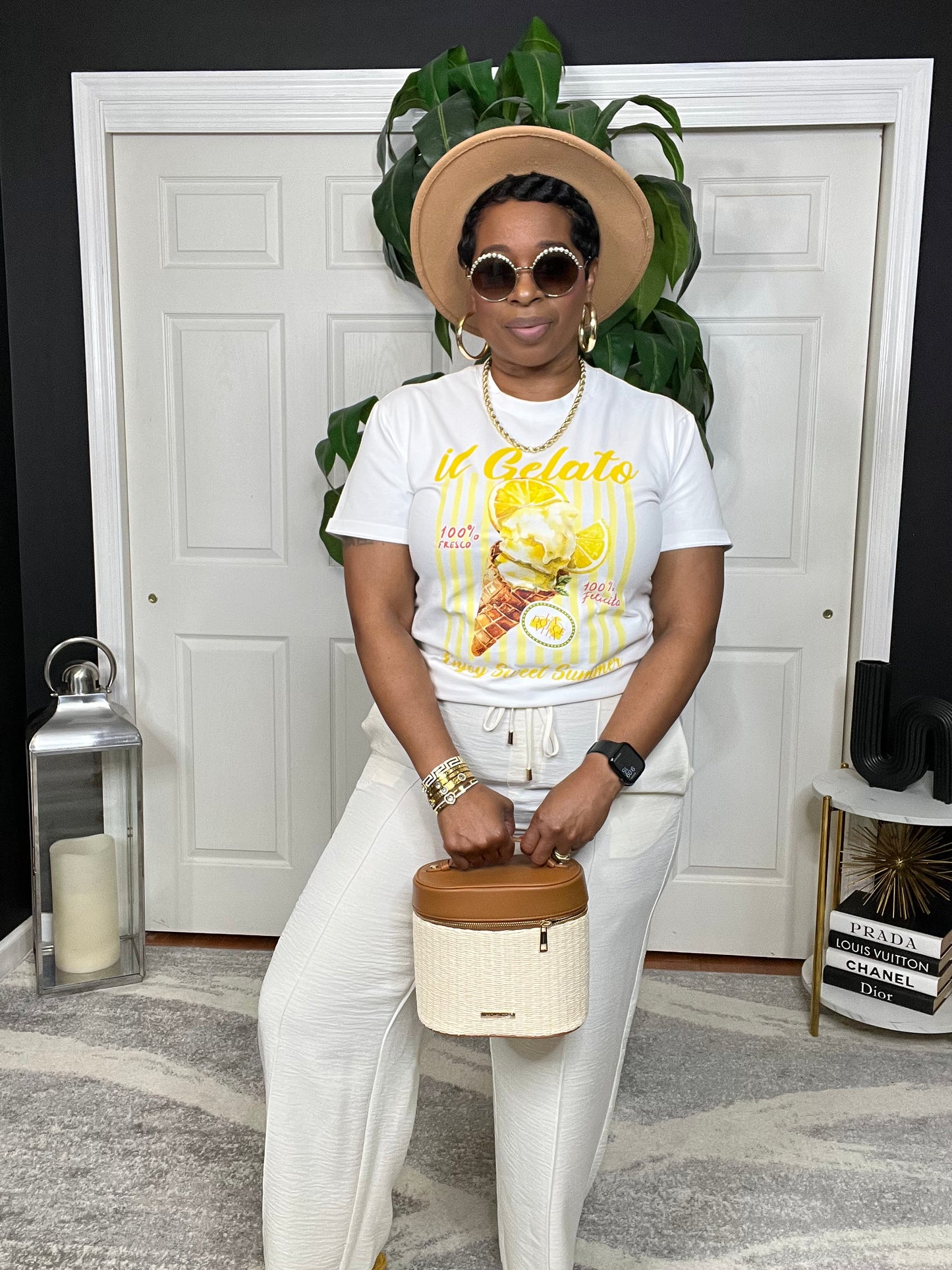 Gelato Graphic Tee (Off white)