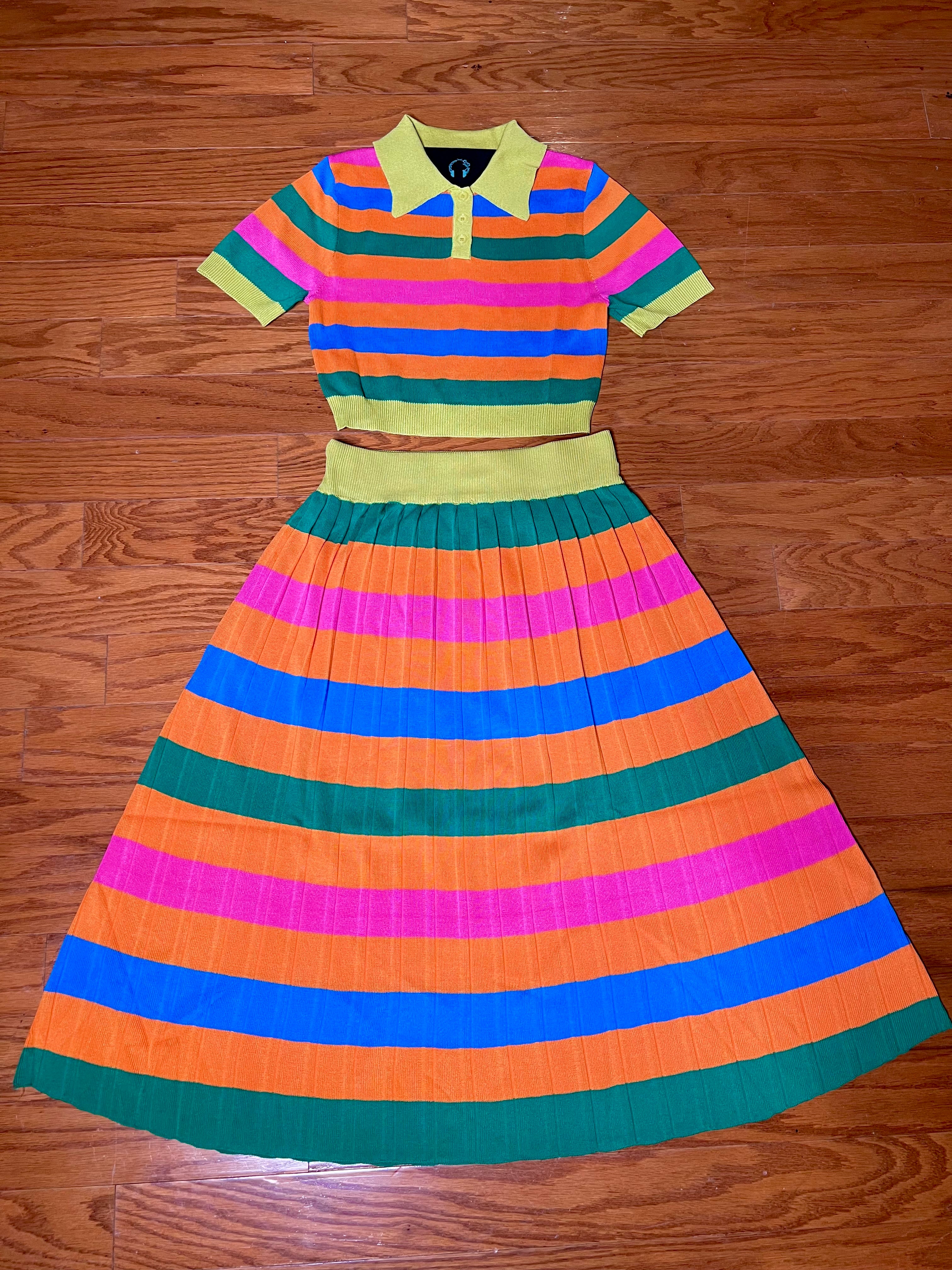 The “Fun Chic” Colorful Skirt Set