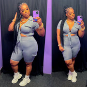 The WEEKEND Short Set (Gray)