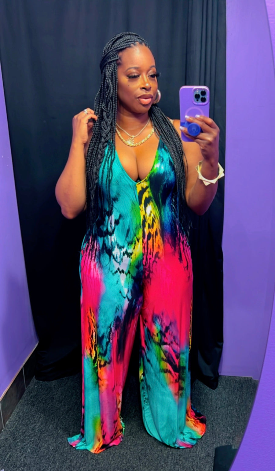 The MAUI Wide Leg Jumpsuit (Multi)
