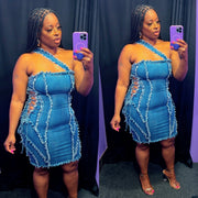 The DEJA VU Denim Dress