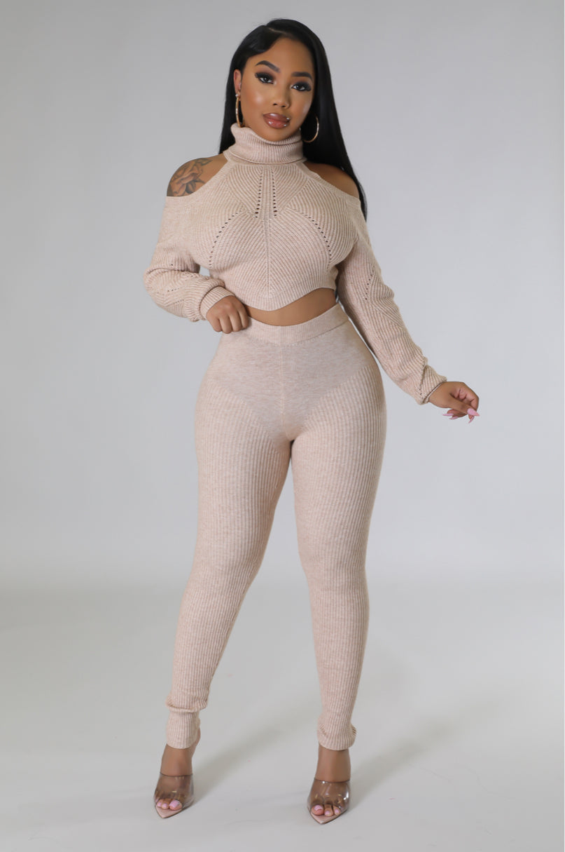 The KIRA Legging Set (Oatmeal)