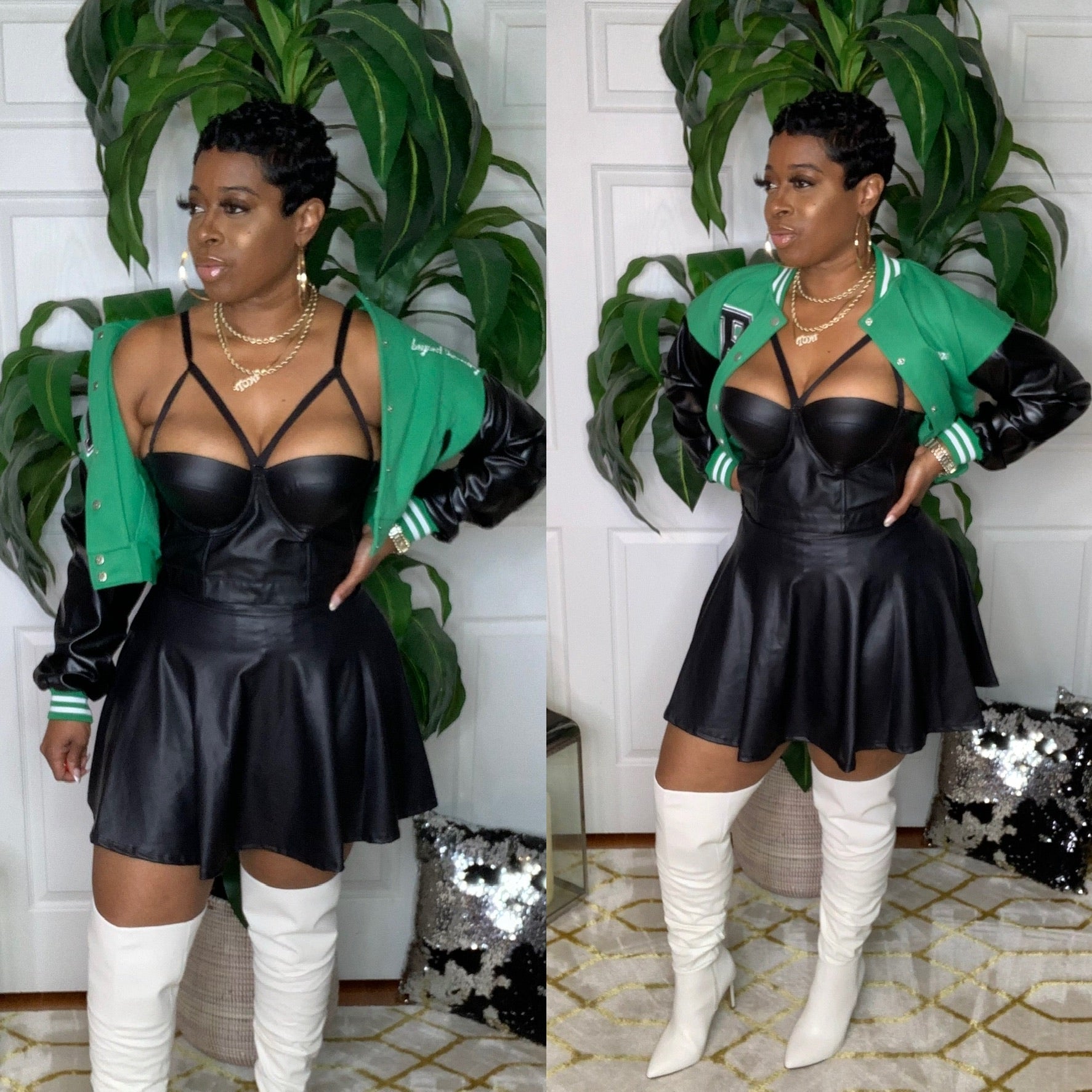 ALEXA Corset Bustier Top (Black)