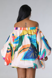 The PARADISE Balloon Dress (Multi)