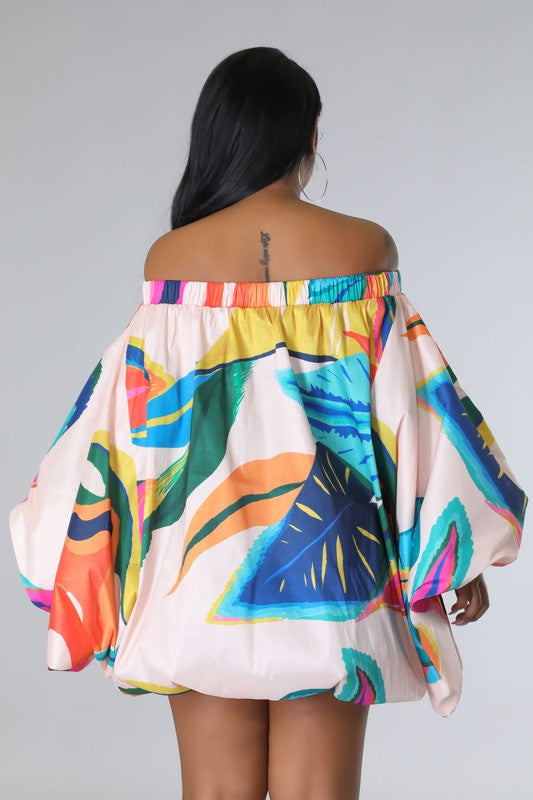 The PARADISE Balloon Dress (Multi)