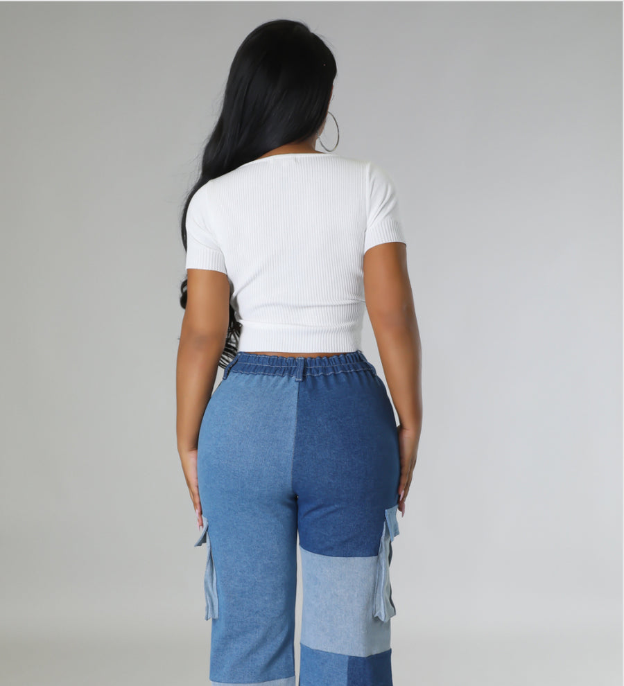 The PIN ME DOWN Top (White)