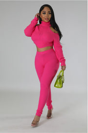 The KIRA Legging Set (Fuchsia)