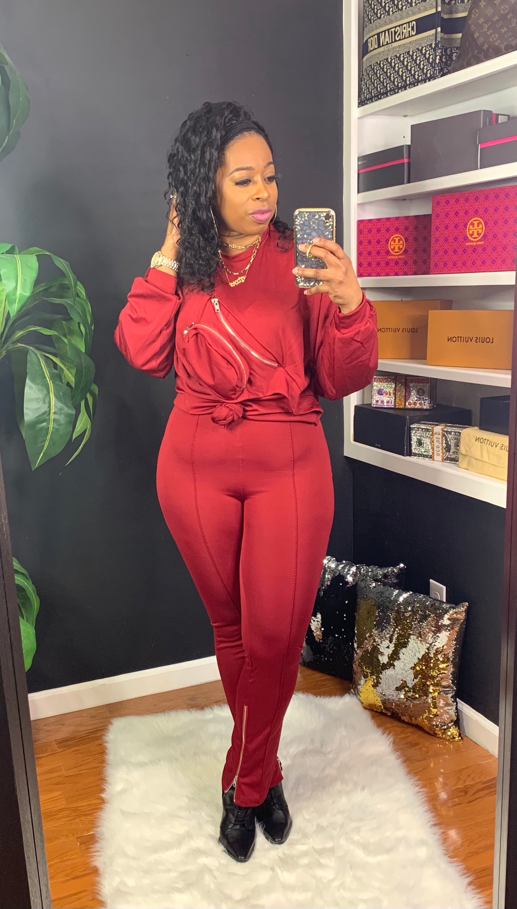 FANNY PACK Set (Burgundy)