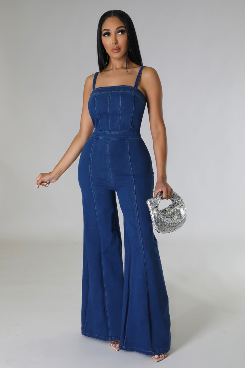The DELILAH Jumpsuit (Med.Denim)