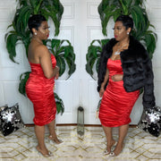 PETRA Midi Dress (Red)