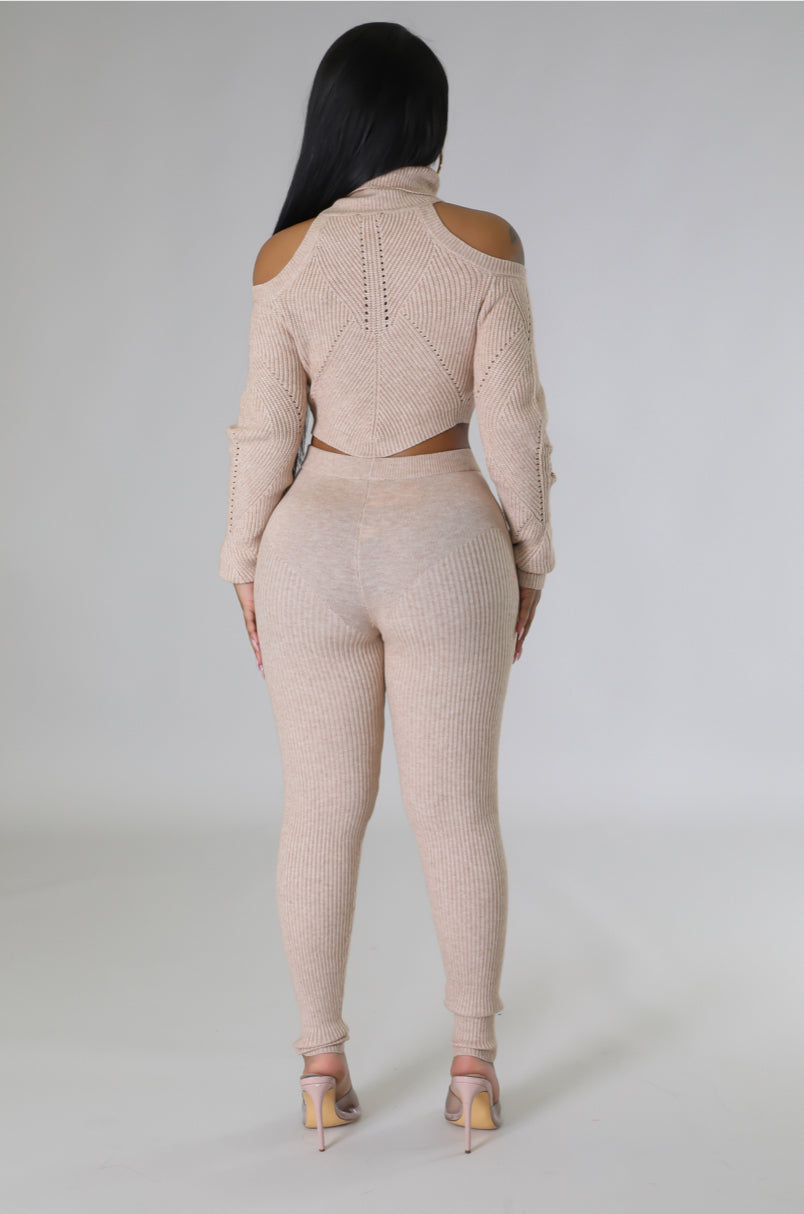 The KIRA Legging Set (Oatmeal)