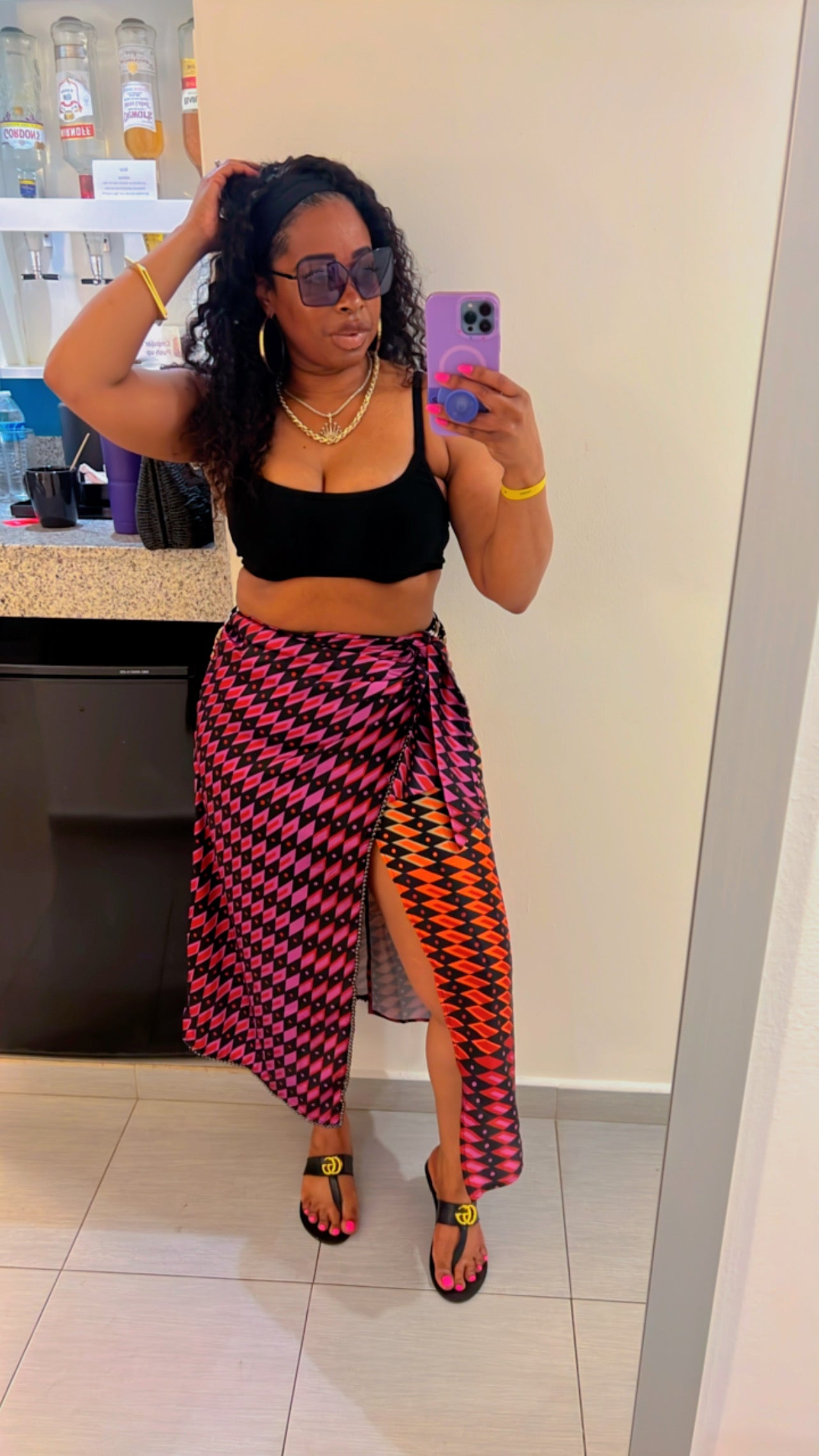 The DUBAI Wrap Skirt (Multi)