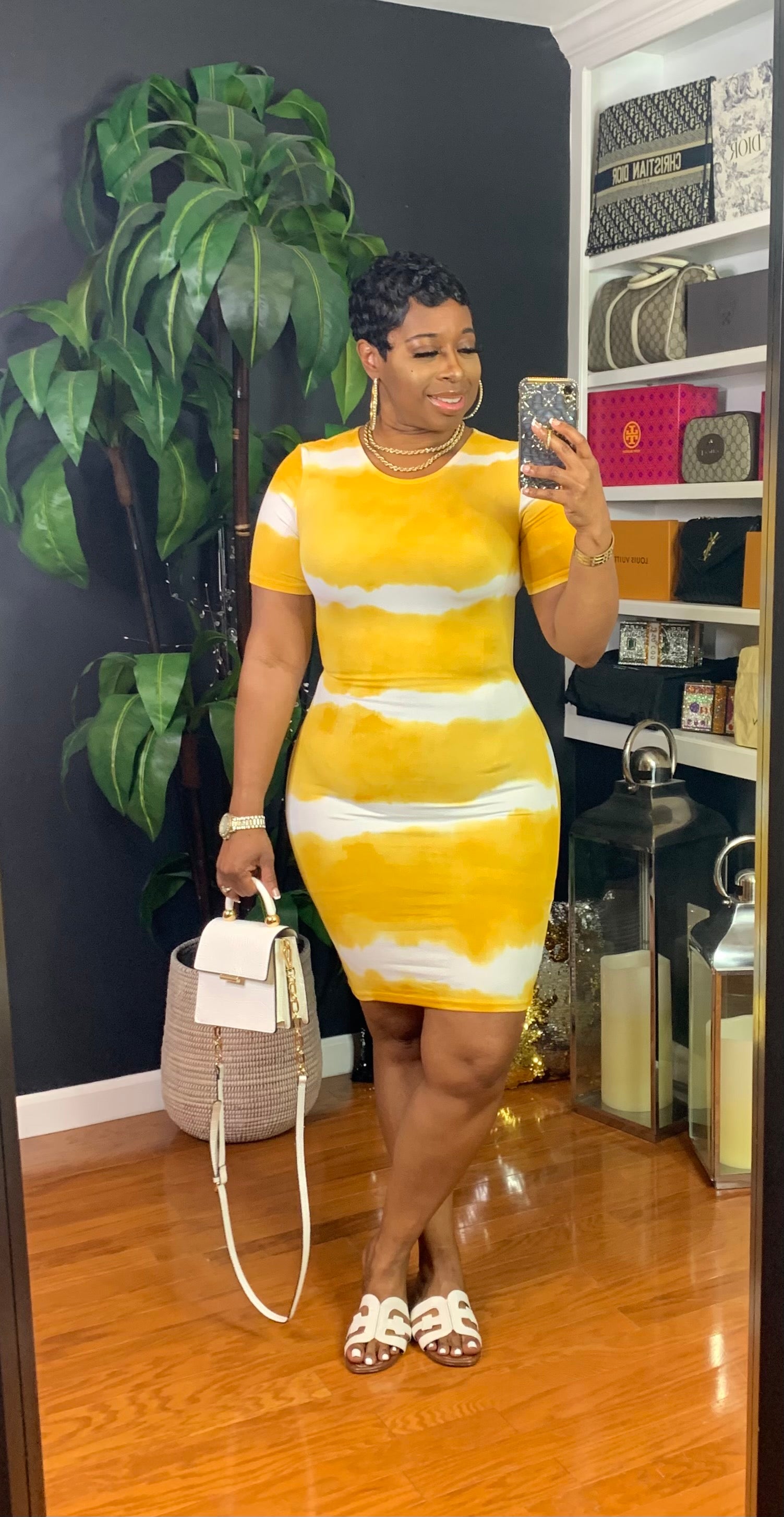 ICEE MIDI Dress (Mustard)