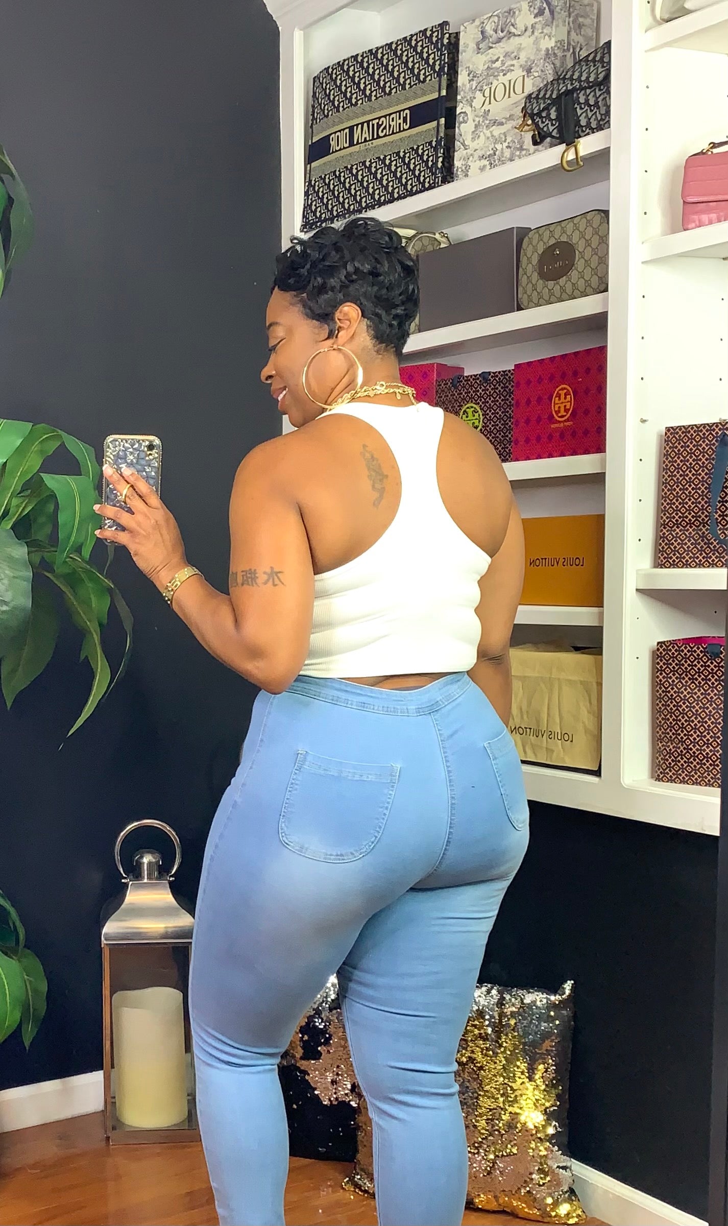 FELITA Racer Crop Top (White)