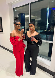 The NOTHING BUT LOVE Jumpsuit (Black OR Red)