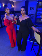The NOTHING BUT LOVE Jumpsuit (Black OR Red)