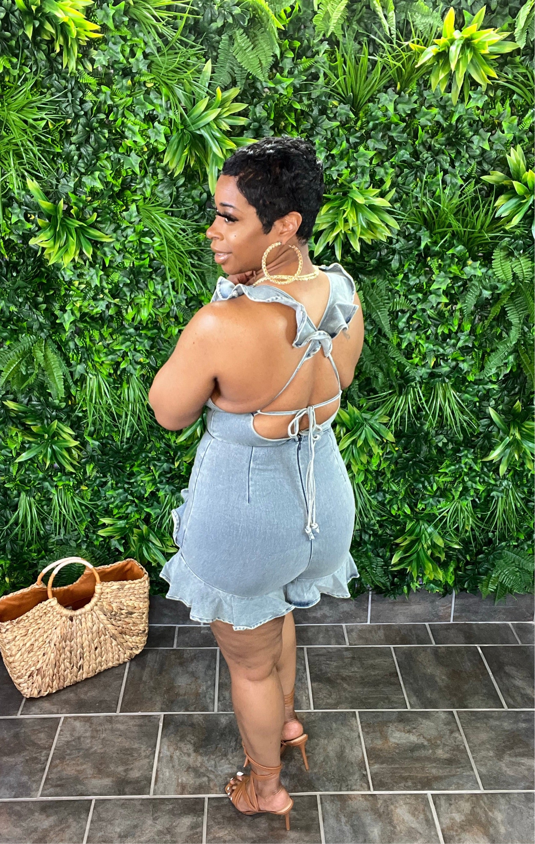 NOVA Denim Romper