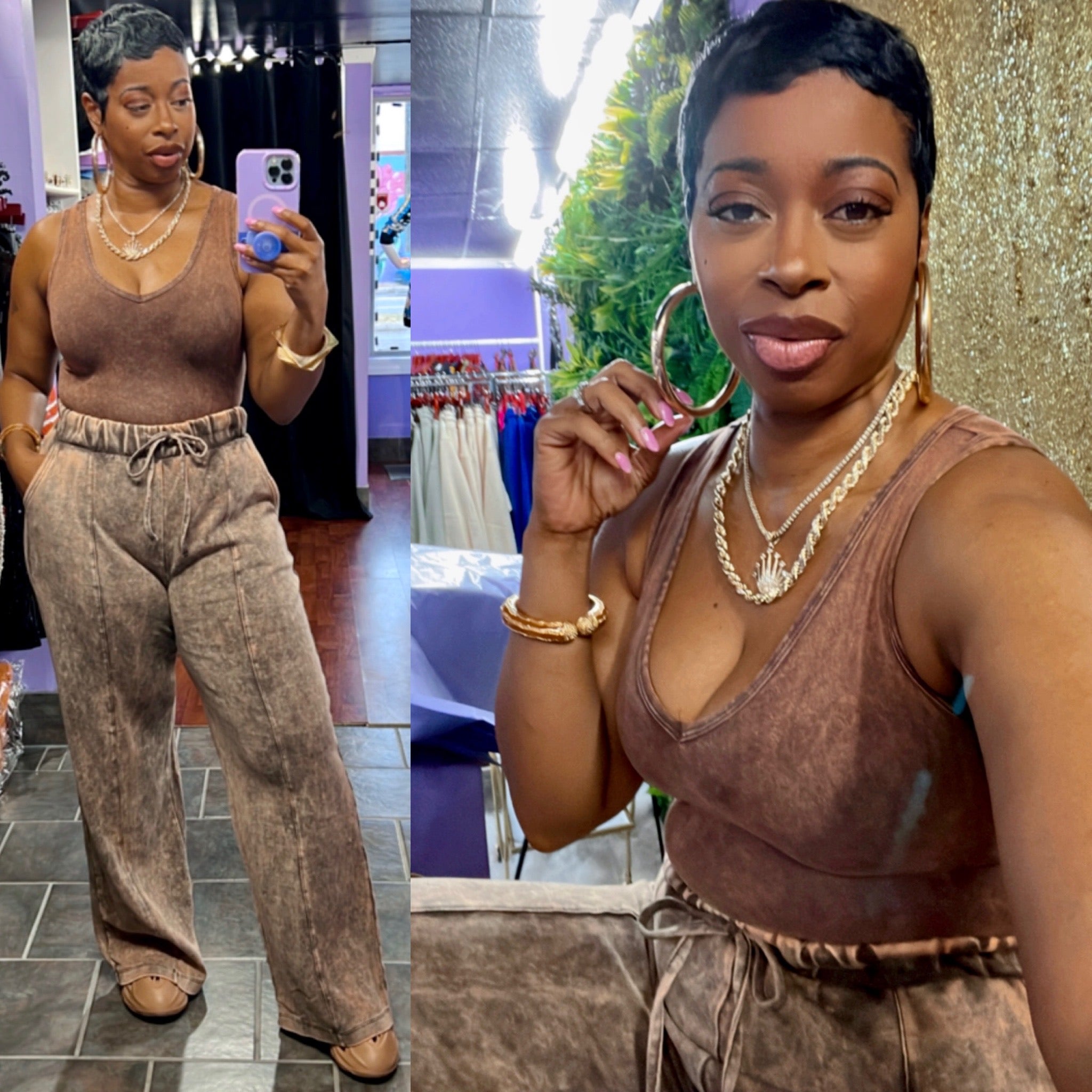 The BROWNLEE Bodysuit (Rust Brown)