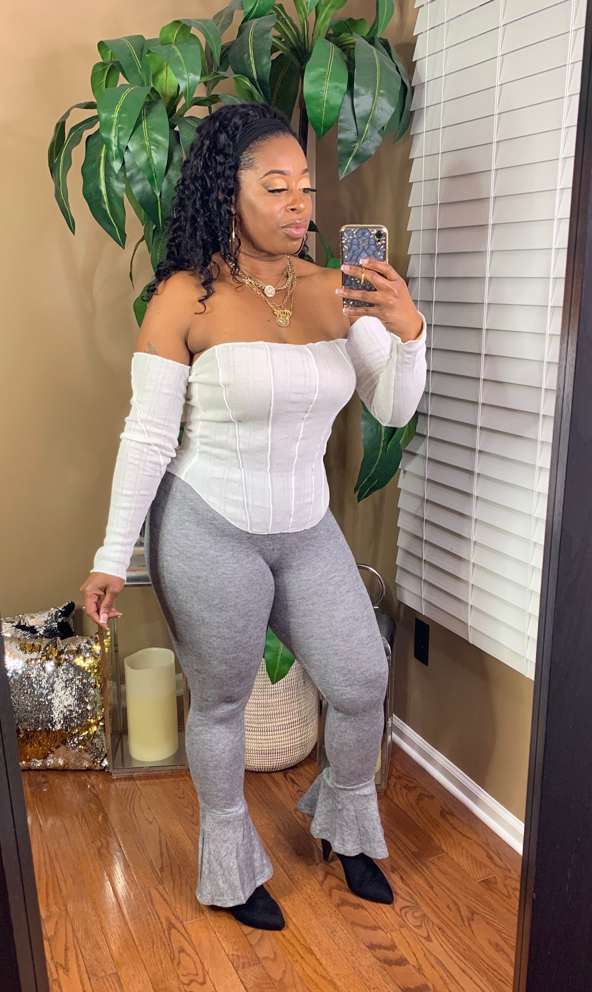 MISSY Knit Top (White)