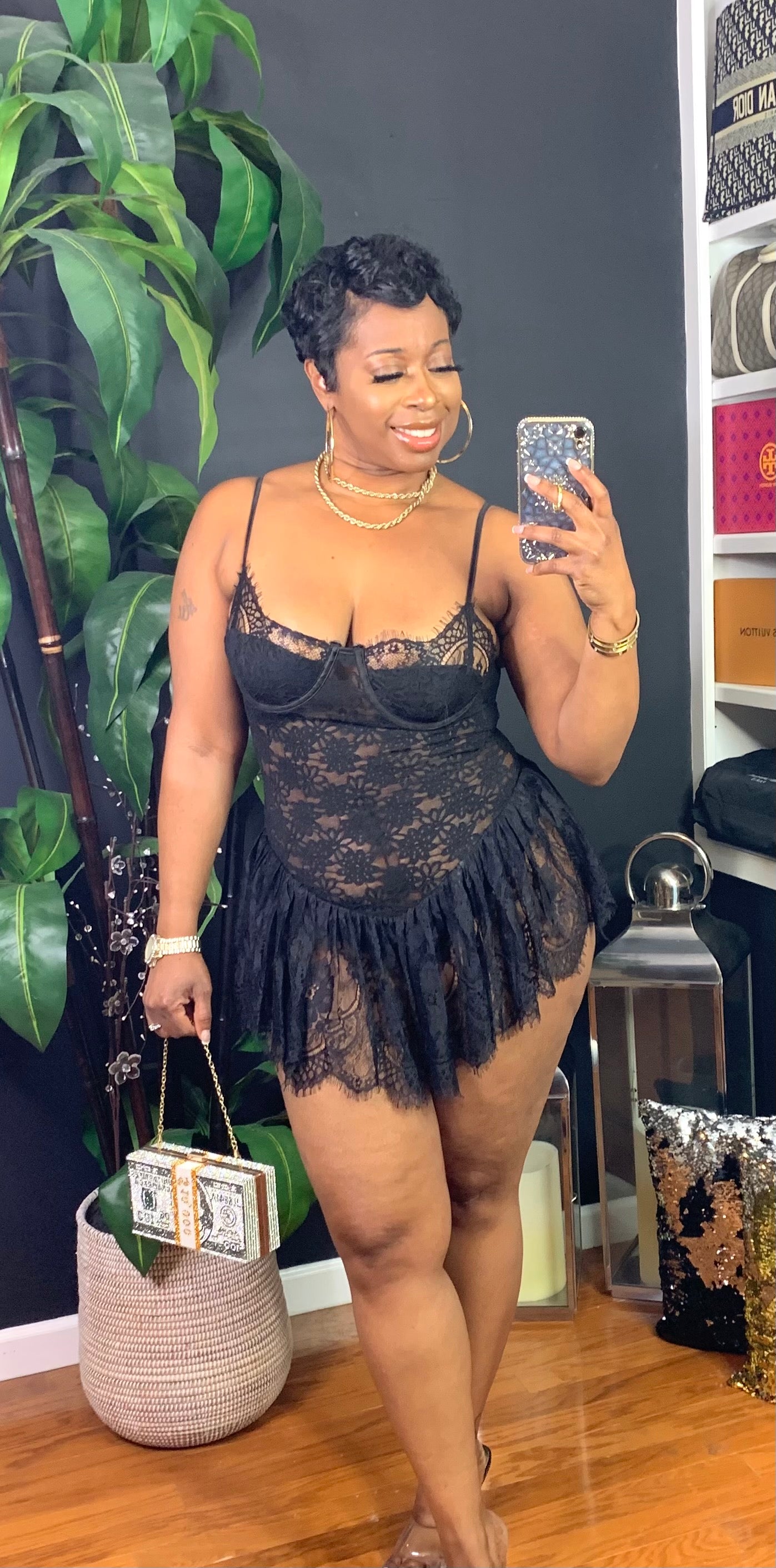 SWEET HONEY Dress (Black)