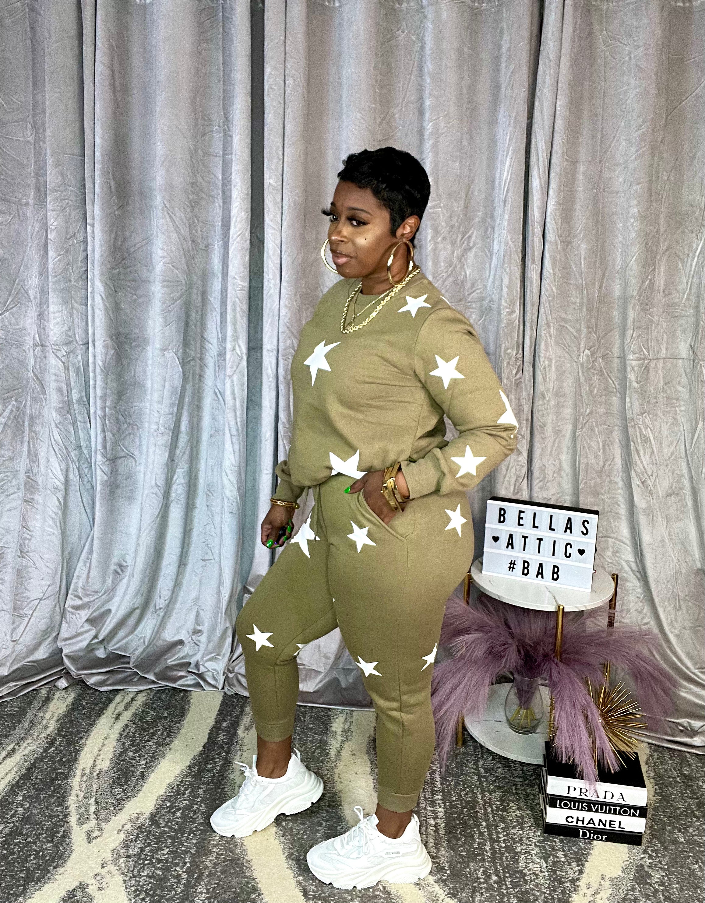 The STAR Jogger Set (Olive)