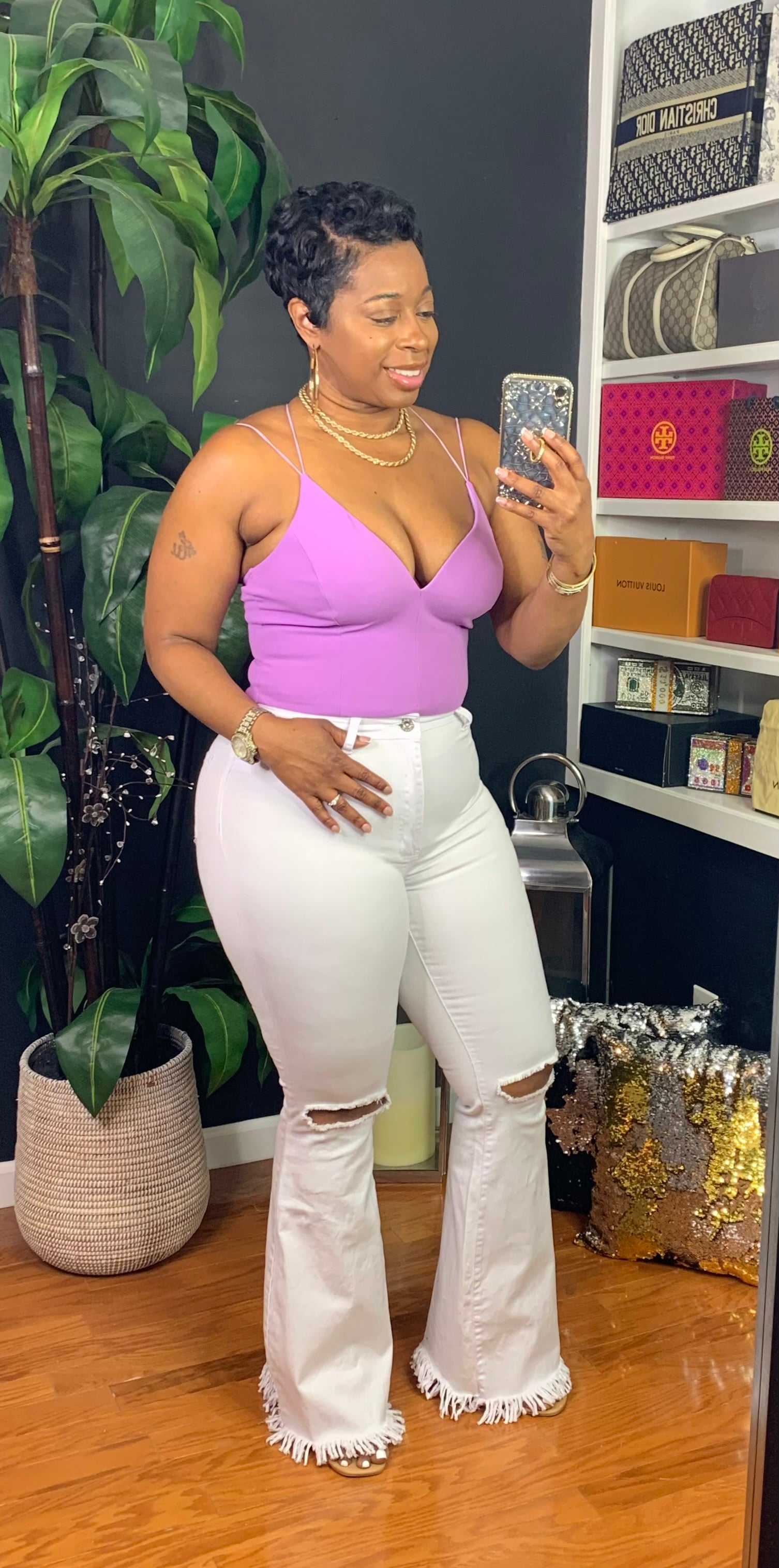 HARPER Crop Top (Lilac)