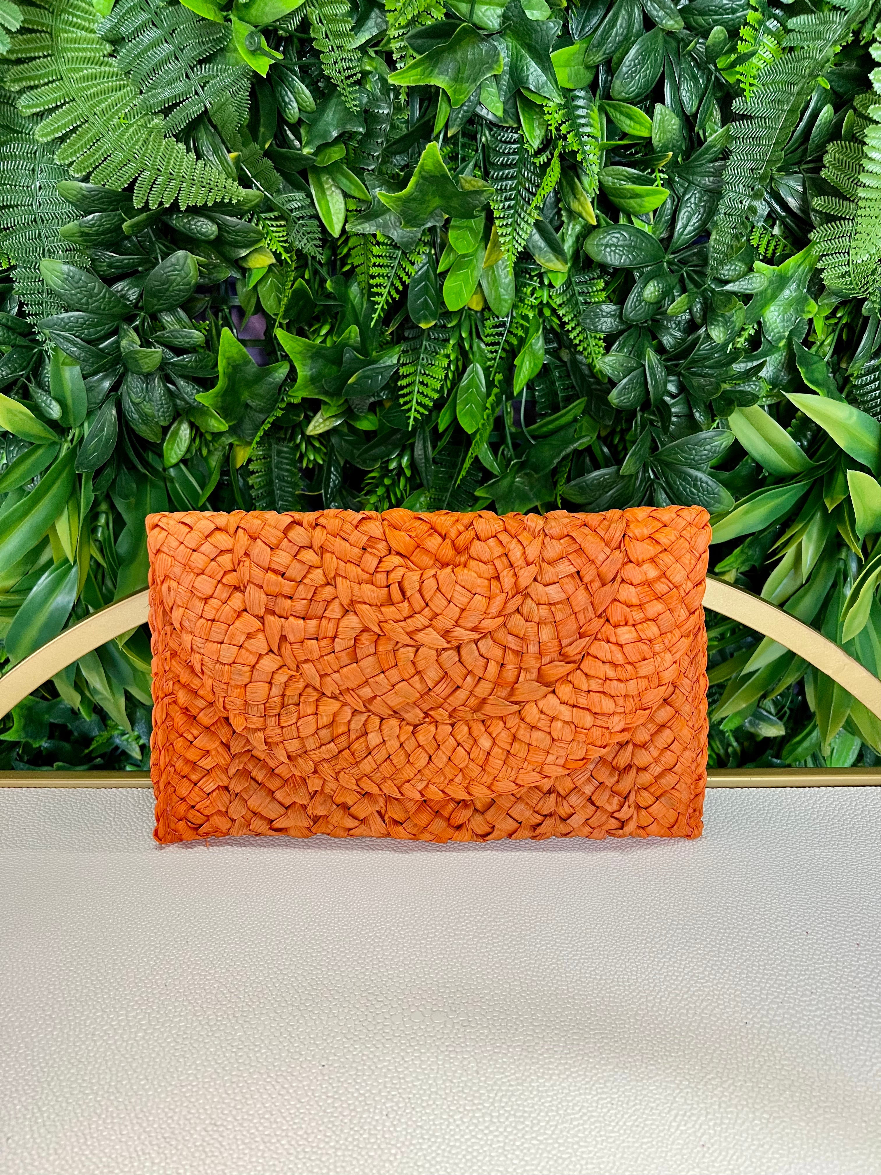 The “DOLA” Straw Clutch