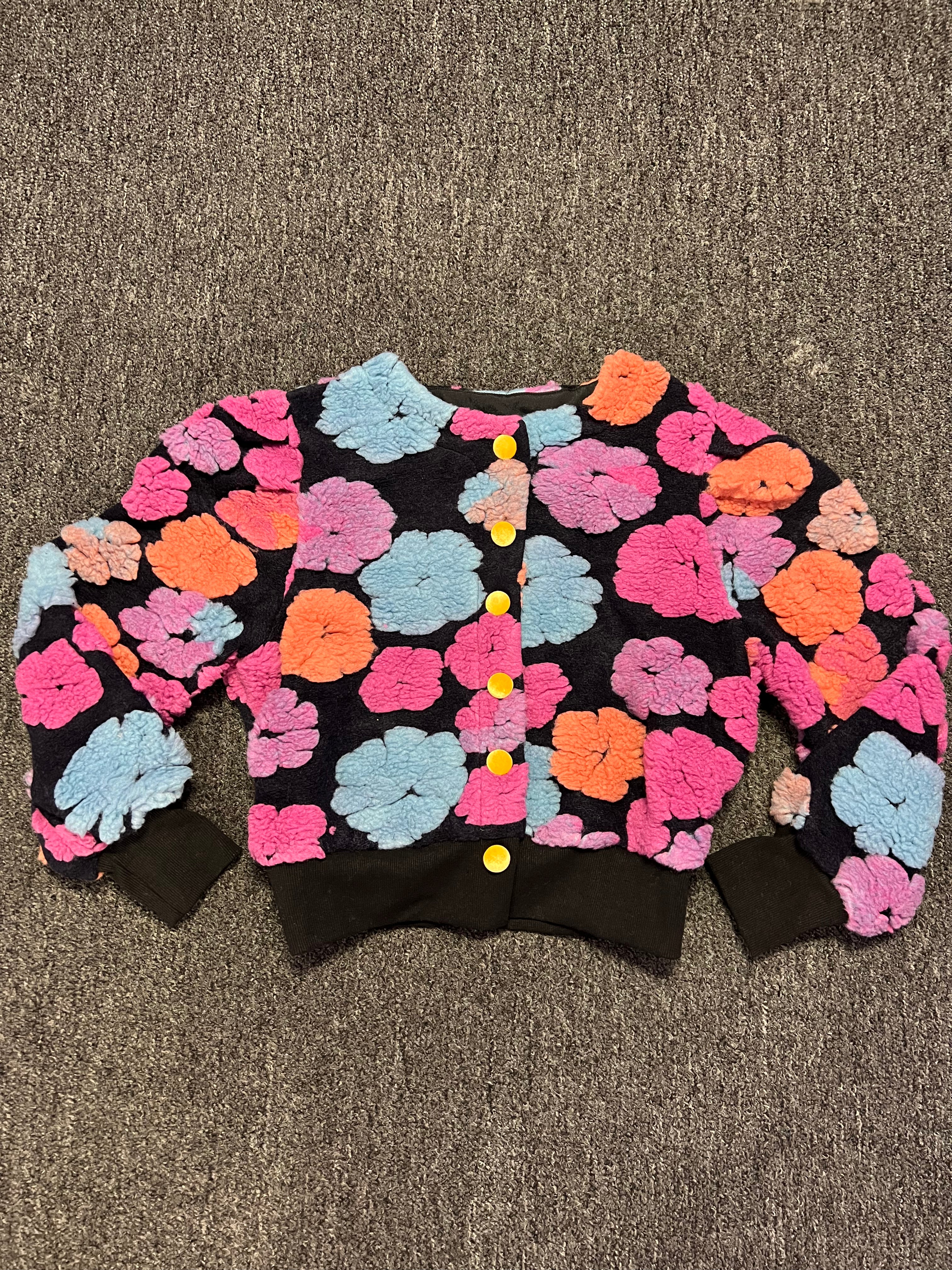 The FLOWER BOMB Cardigan (Pink/Multi)