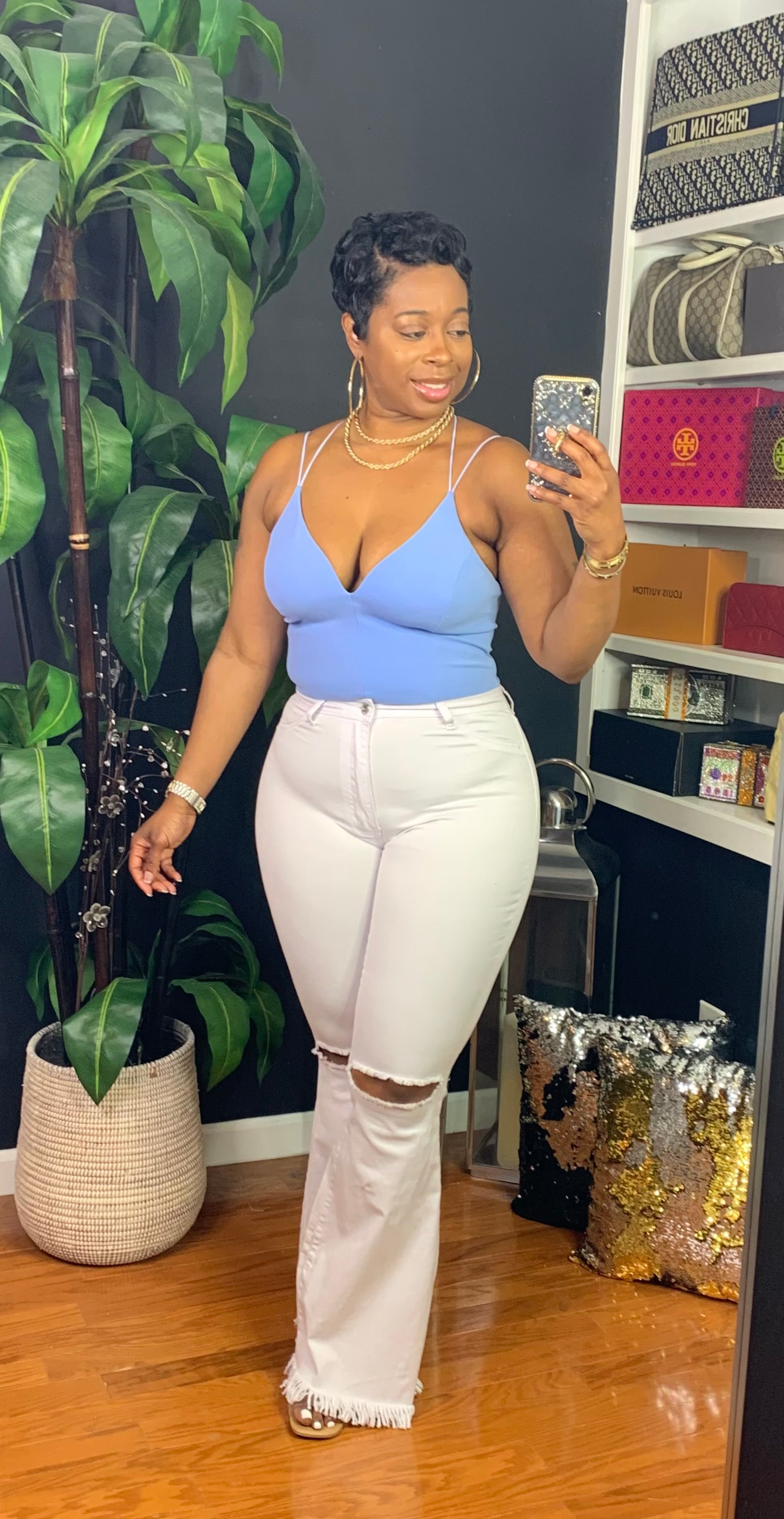 HARPER Crop Top (Lt.Blue)