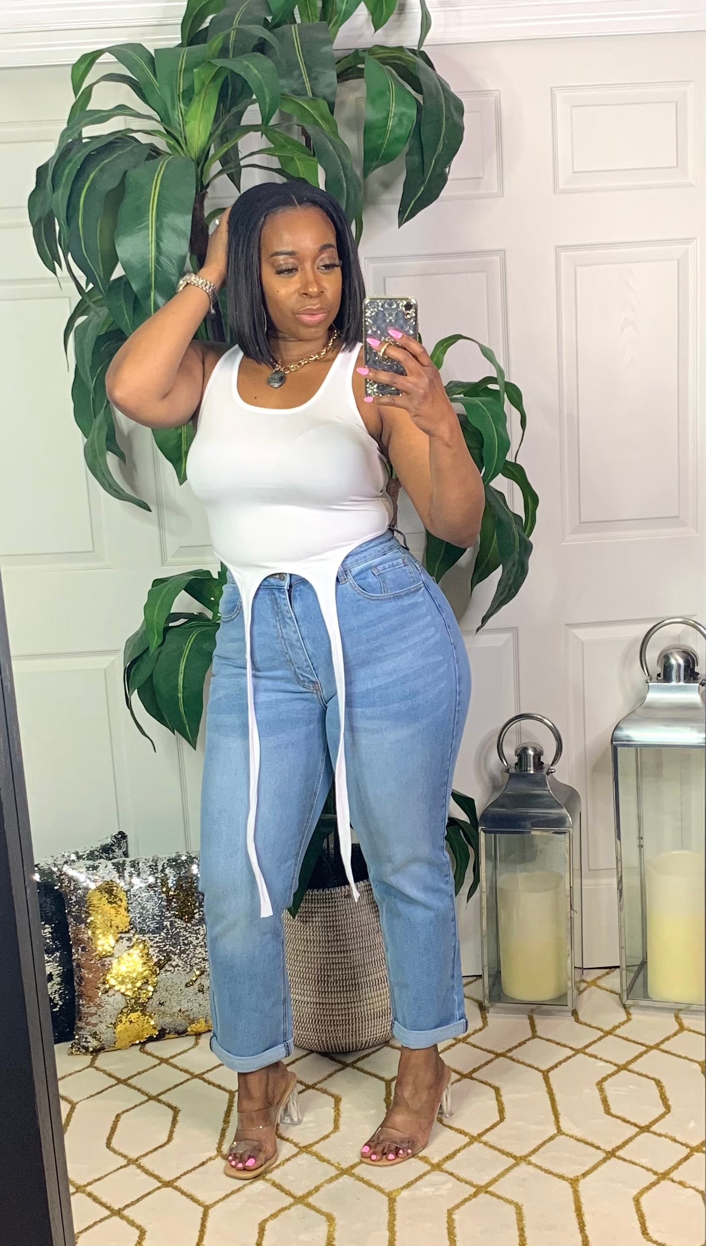 MOM Jeans (Denim Med. Wash)