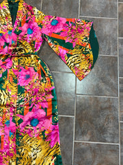 The “MICATO” Maxi Kimono (Pink/Multi)
