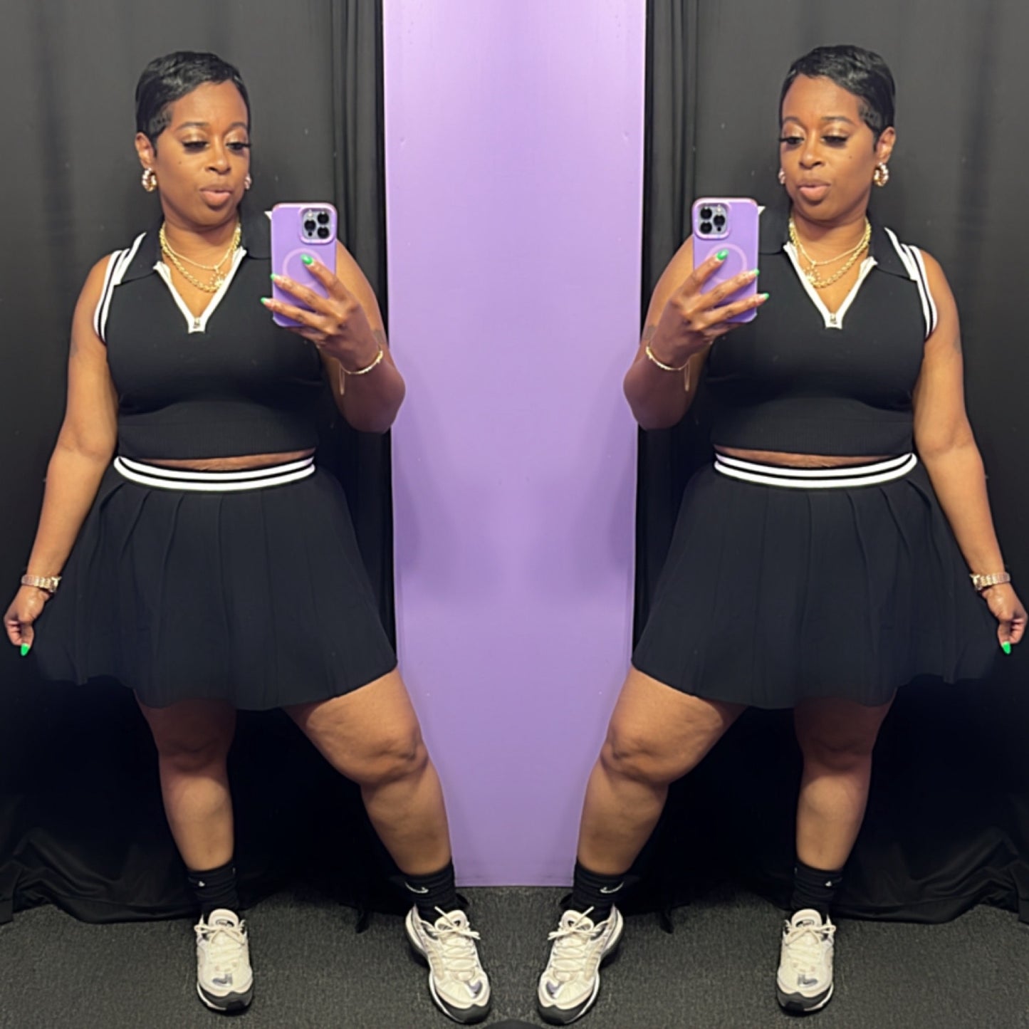 The “US OPEN” Tennis Skirt Set