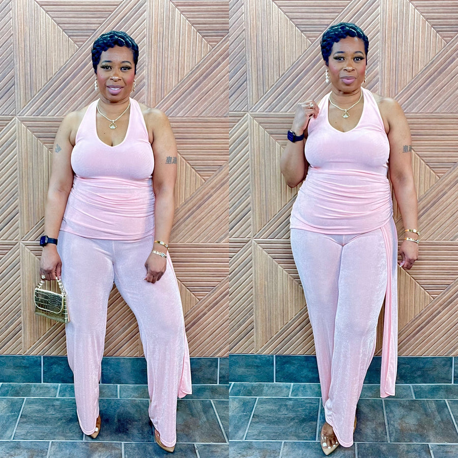 Rosé Allure Jumpsuit