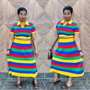 Color Pop Luxe Skirt Set