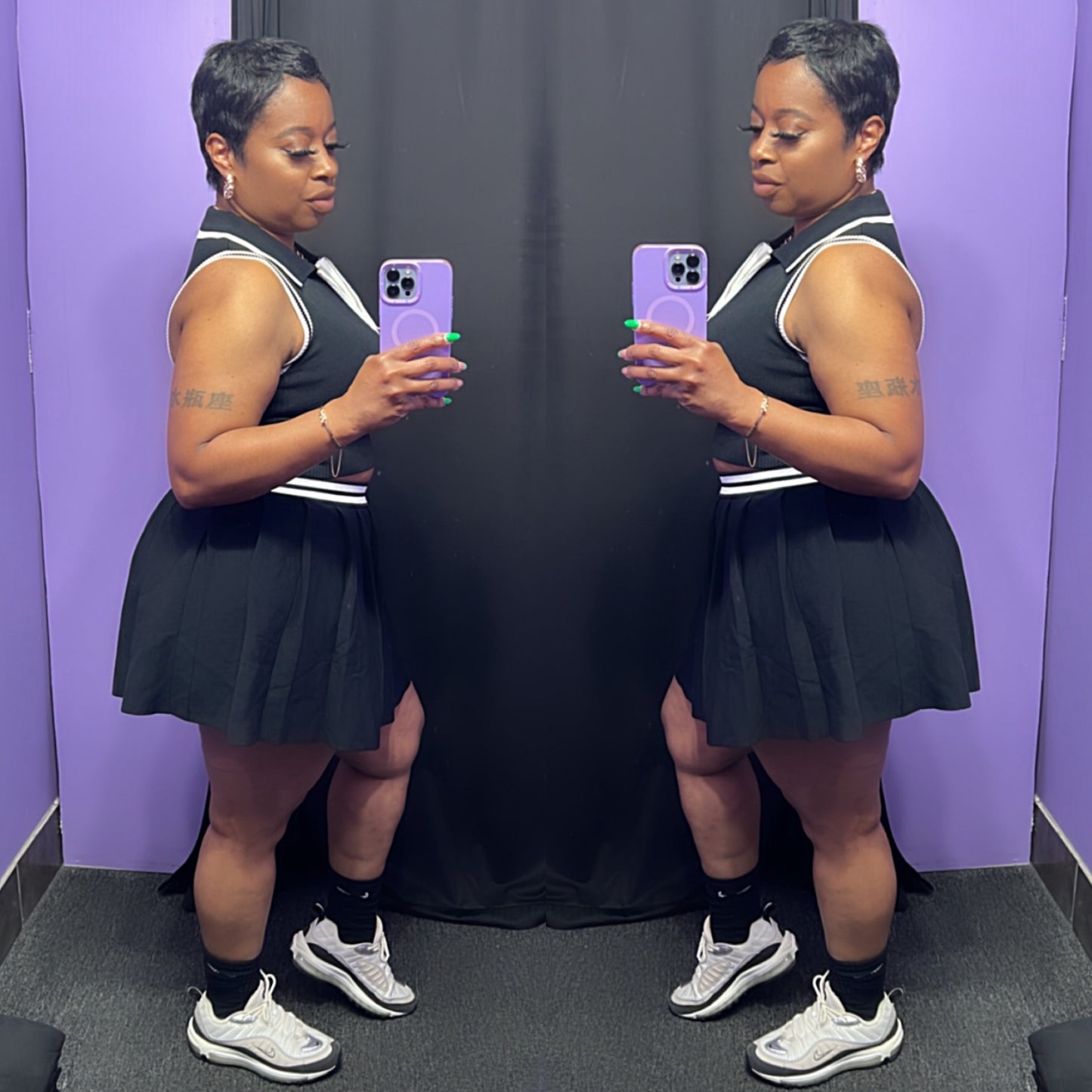 The “US OPEN” Tennis Skirt Set