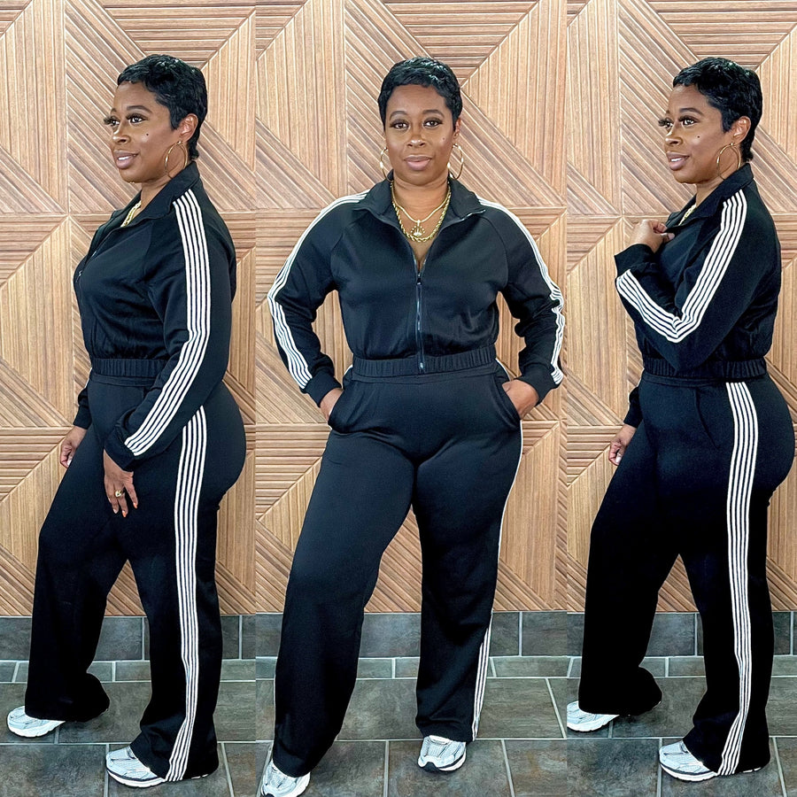 The On The Run Tracksuit (Black)
