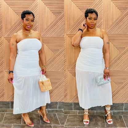 Sheer Grace Midi (White)