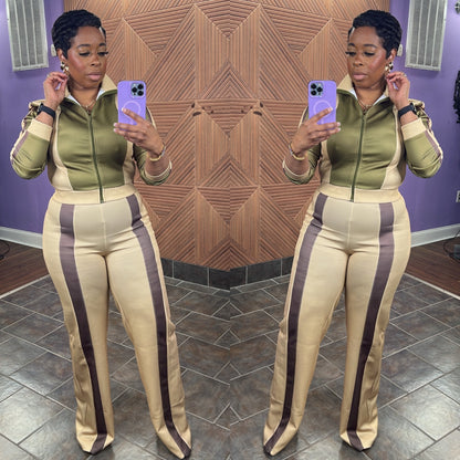 Clover Luxe Tracksuit | Stretchy