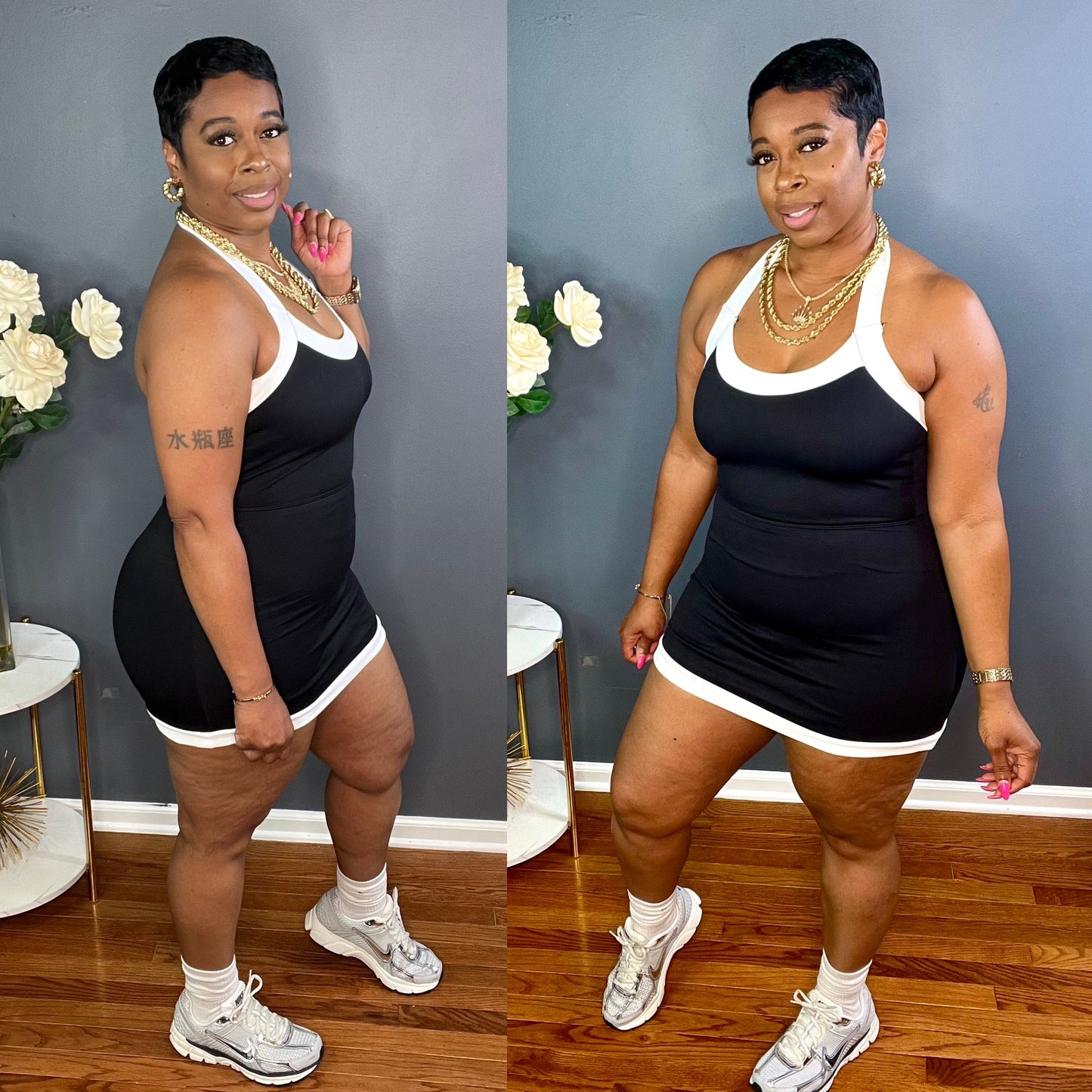 The Kick Back Dress (Black)