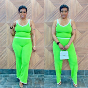 Limelight Luxe Set (Lime green/White) Great Stretch