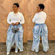 Draped in Luxe Jeans (S-XL)