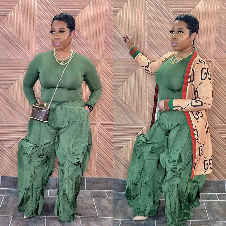 The Bellucci Luxe Pants (Olive)