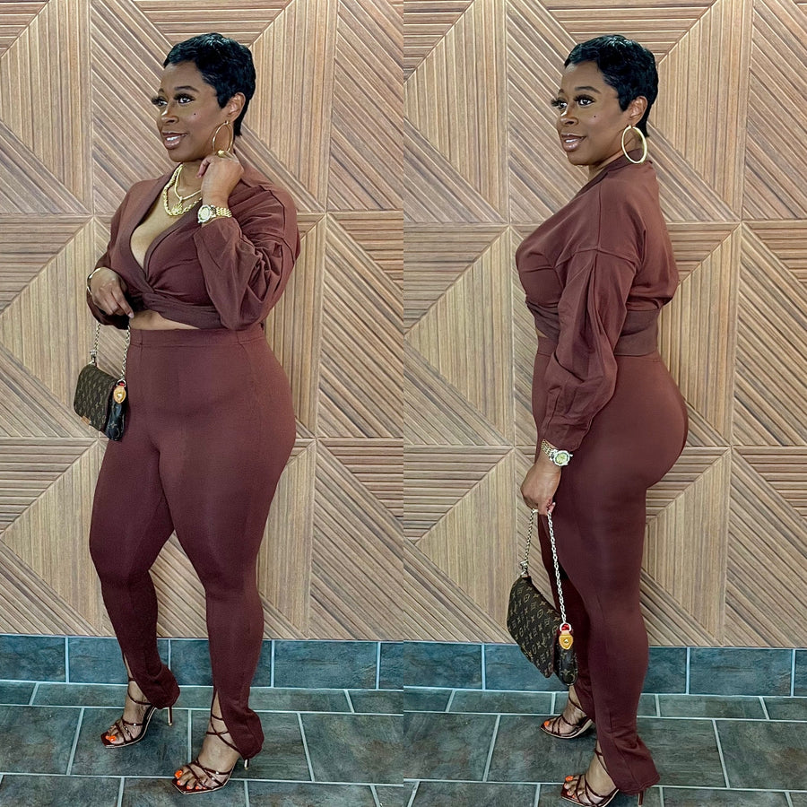 The Social Girl Set (Brown)