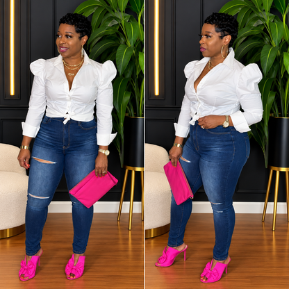 BIANCA Skinny Jeans (Dk.Blue) Size 3 Left