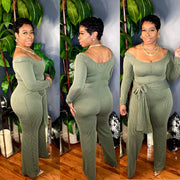 The Pretty Chic Jumpsuit (Olive)