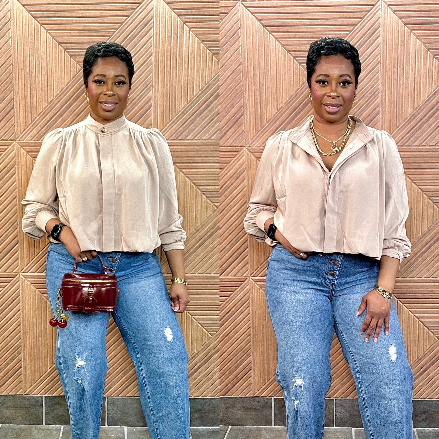 Modern Muse Luxe Jacket (Khaki)